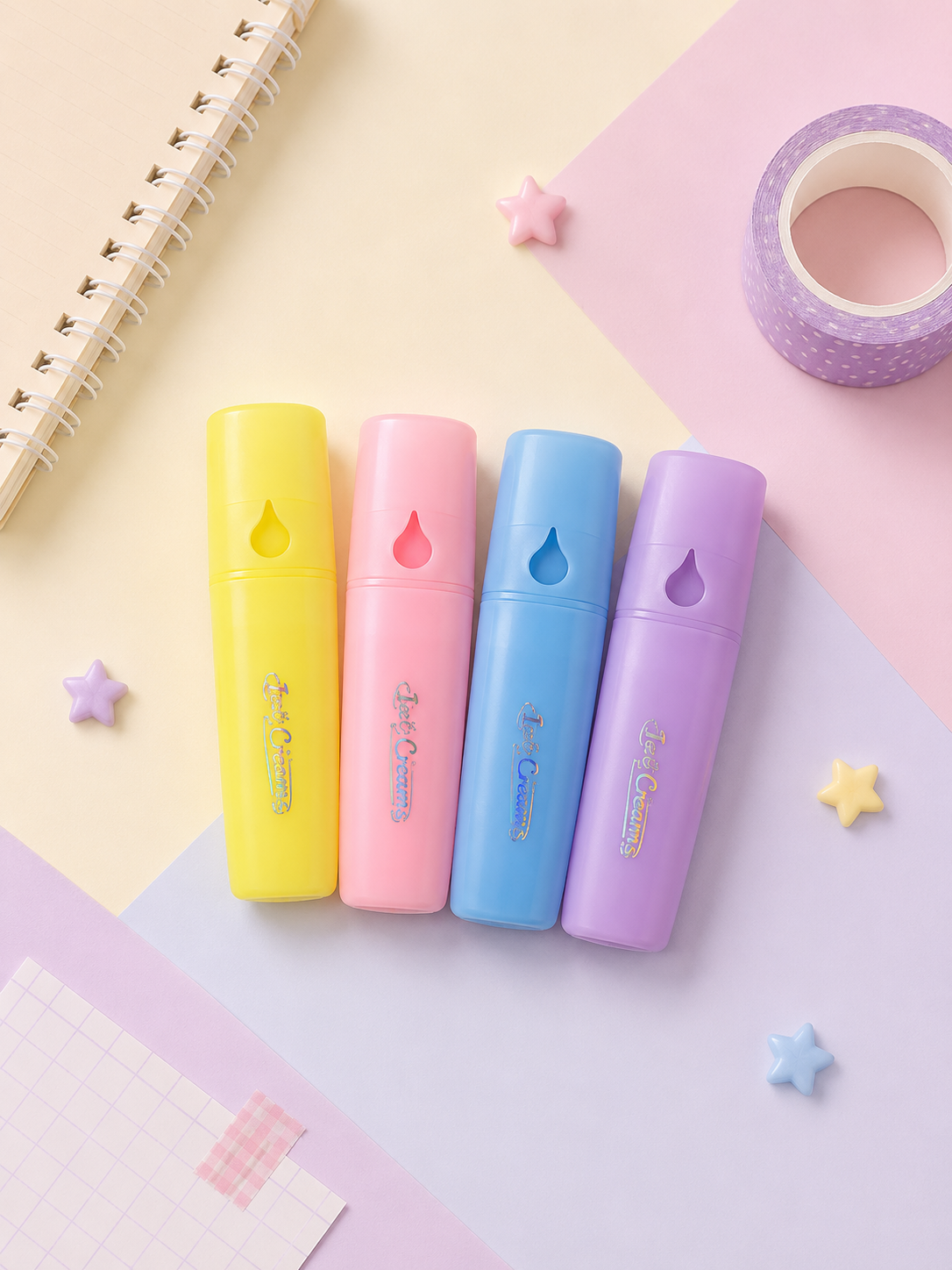 هایلایتر بستنی ۴ رنگ